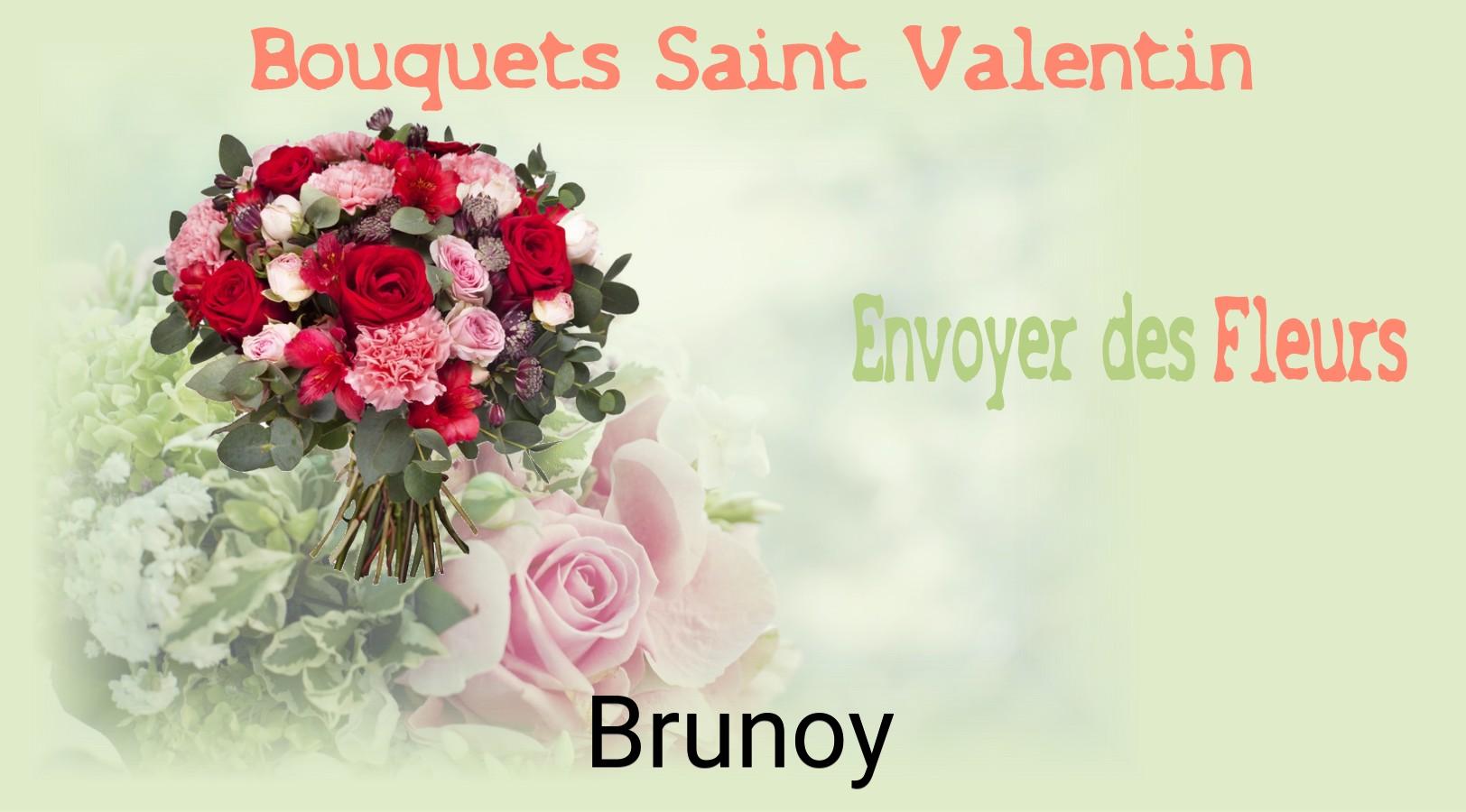 Roses de Saint-Valentin livrées à Brunoy